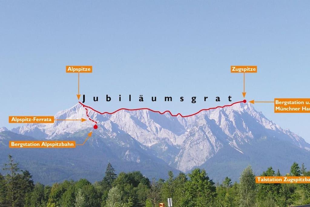 Zentral, Ruhig & Stilvoll Mit Bergpanorama+ Garten 加爾米施-帕滕基興 外观 照片